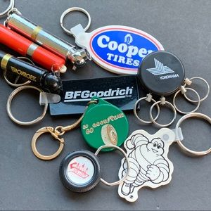 TIRE MANUFACTURERS🎄Vintage Keychain🎄Ornament